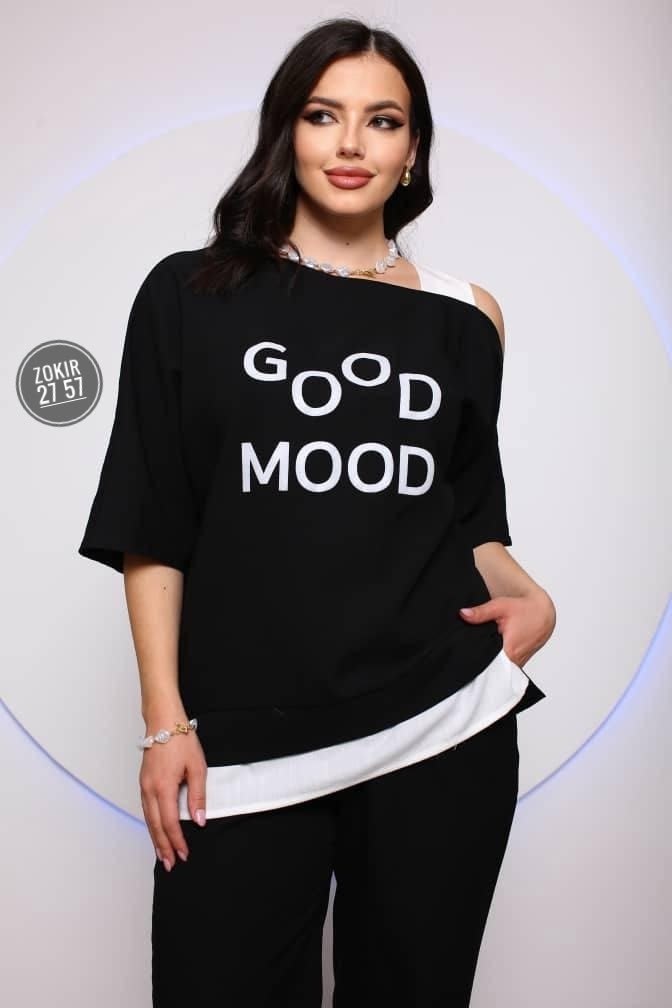 костюм женский,костюм из кулирки,костюм с брюками,костюм трикотажный,брючный комплект liona style 833 пепельно-зеленый