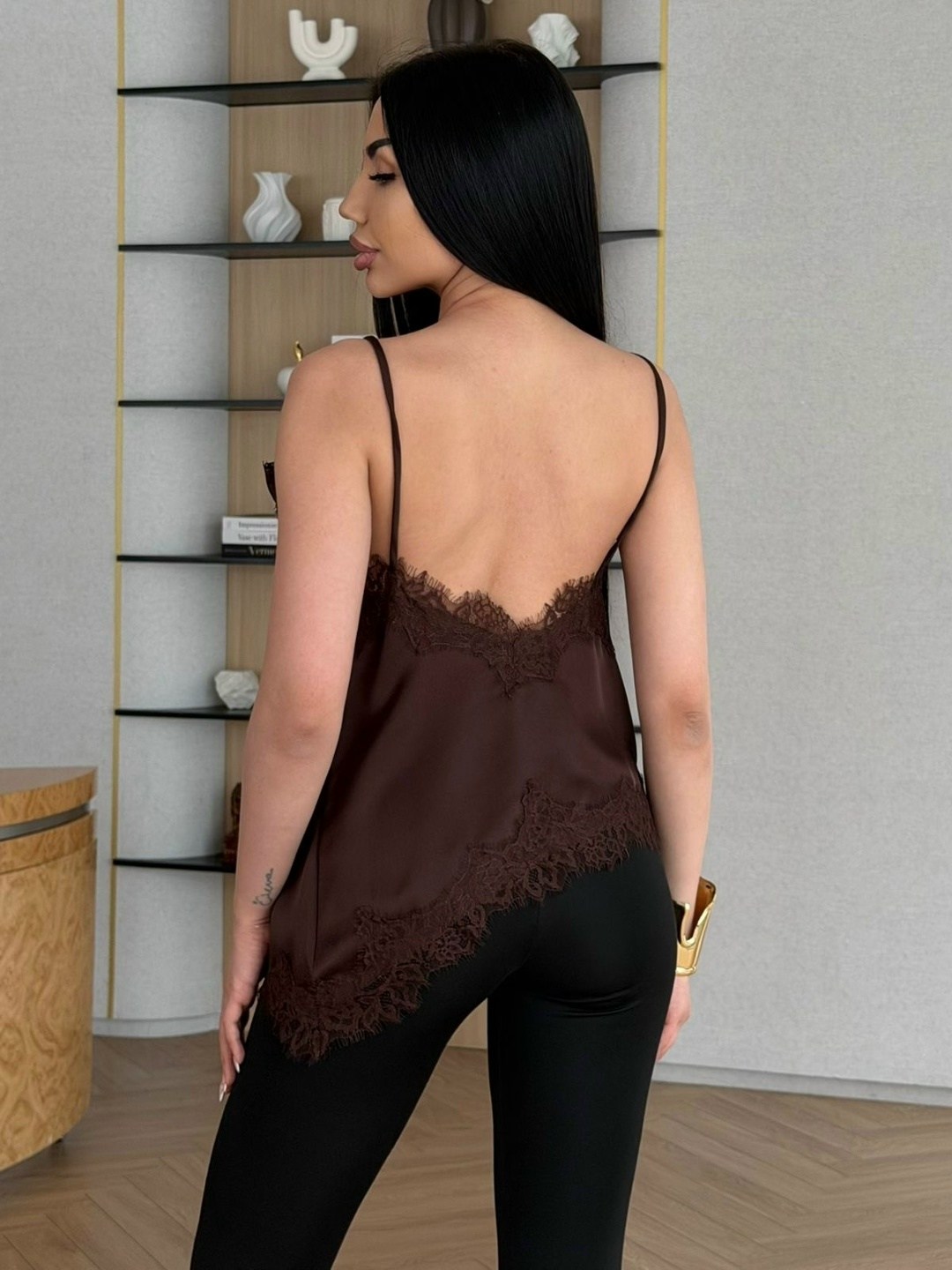 шелковый топ,топ с кружевом,кружевная майка,атласный топ,атласный топ с кружевом