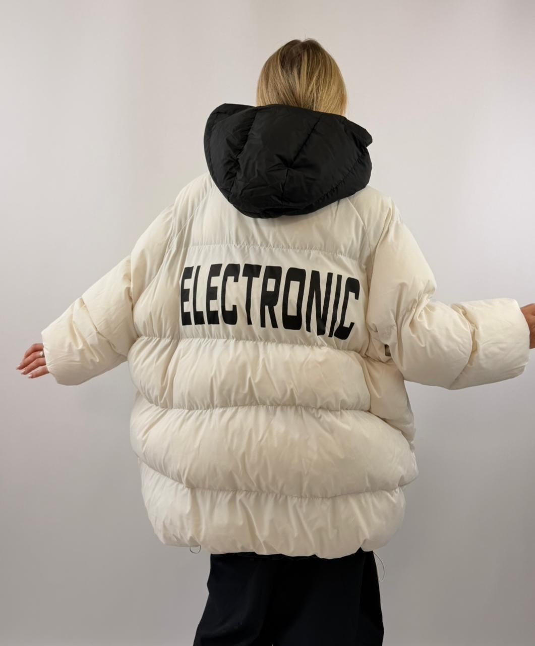 куртка оверсайз,оверсайз пуховик,пуховик,молочная зимняя куртка-оверсайз bunny,бежевый пуховик