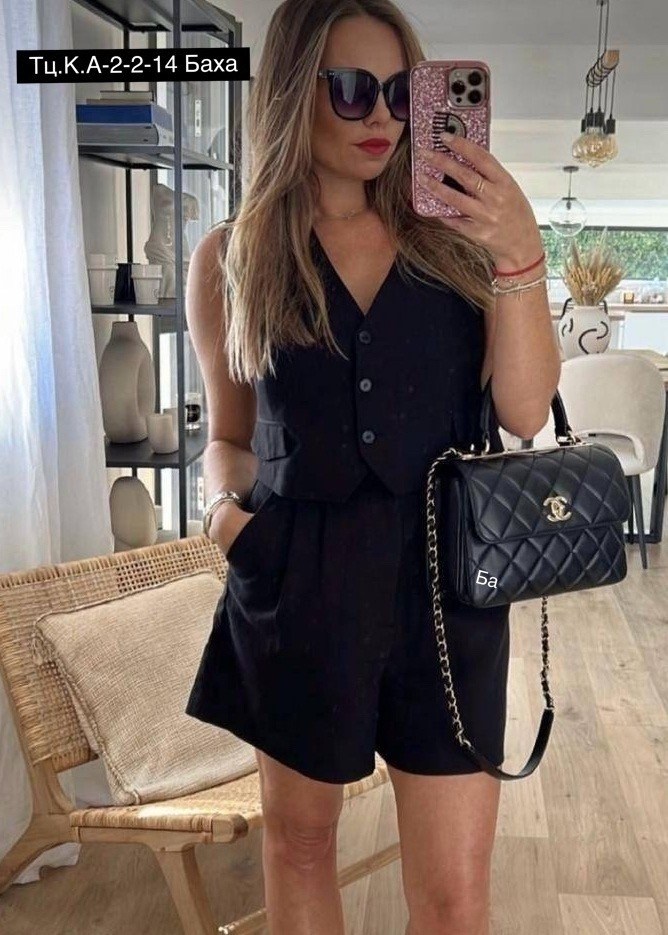 костюм двойка женский с шортами,костюм с шортами и жилеткой,льняной костюм с шортами,женский льняной костюм с шортами,костюм с шортами из льна