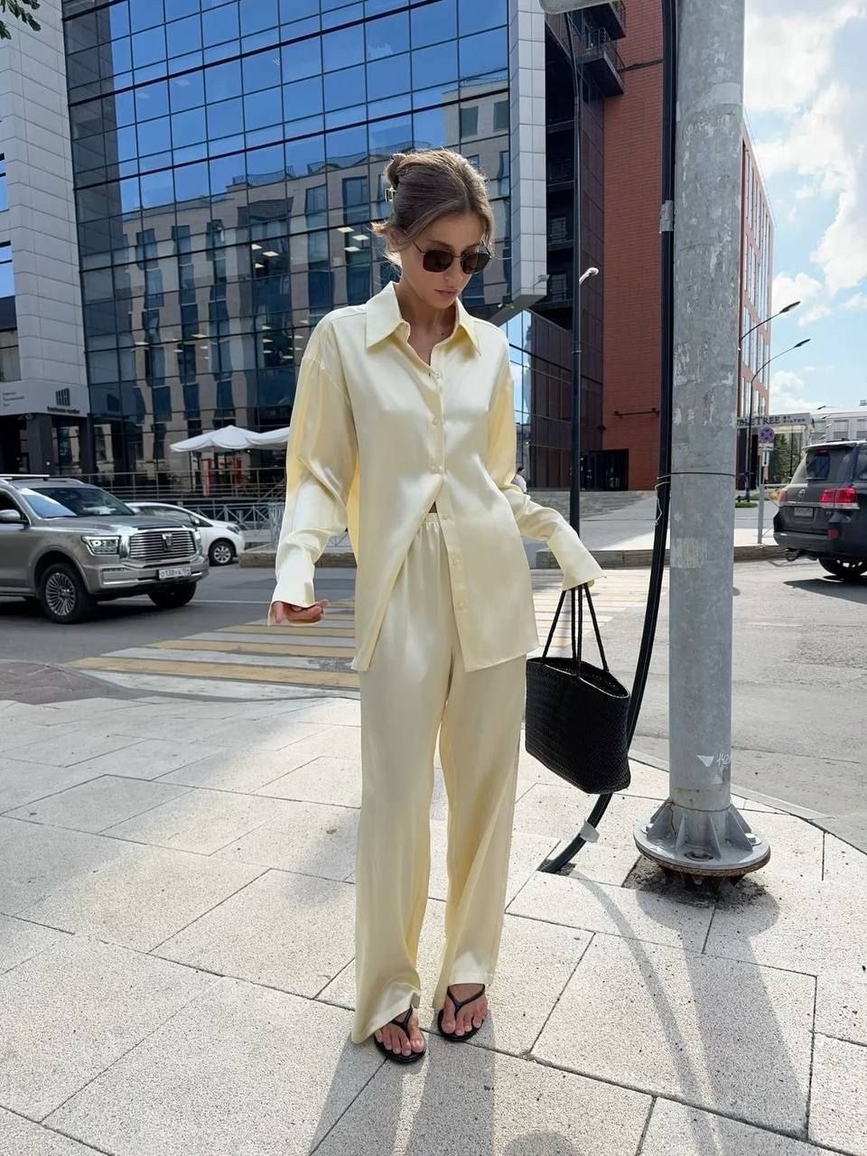 костюм в пижамном стиле,брючный костюм женский,шелковый костюм,женский костюм,костюм