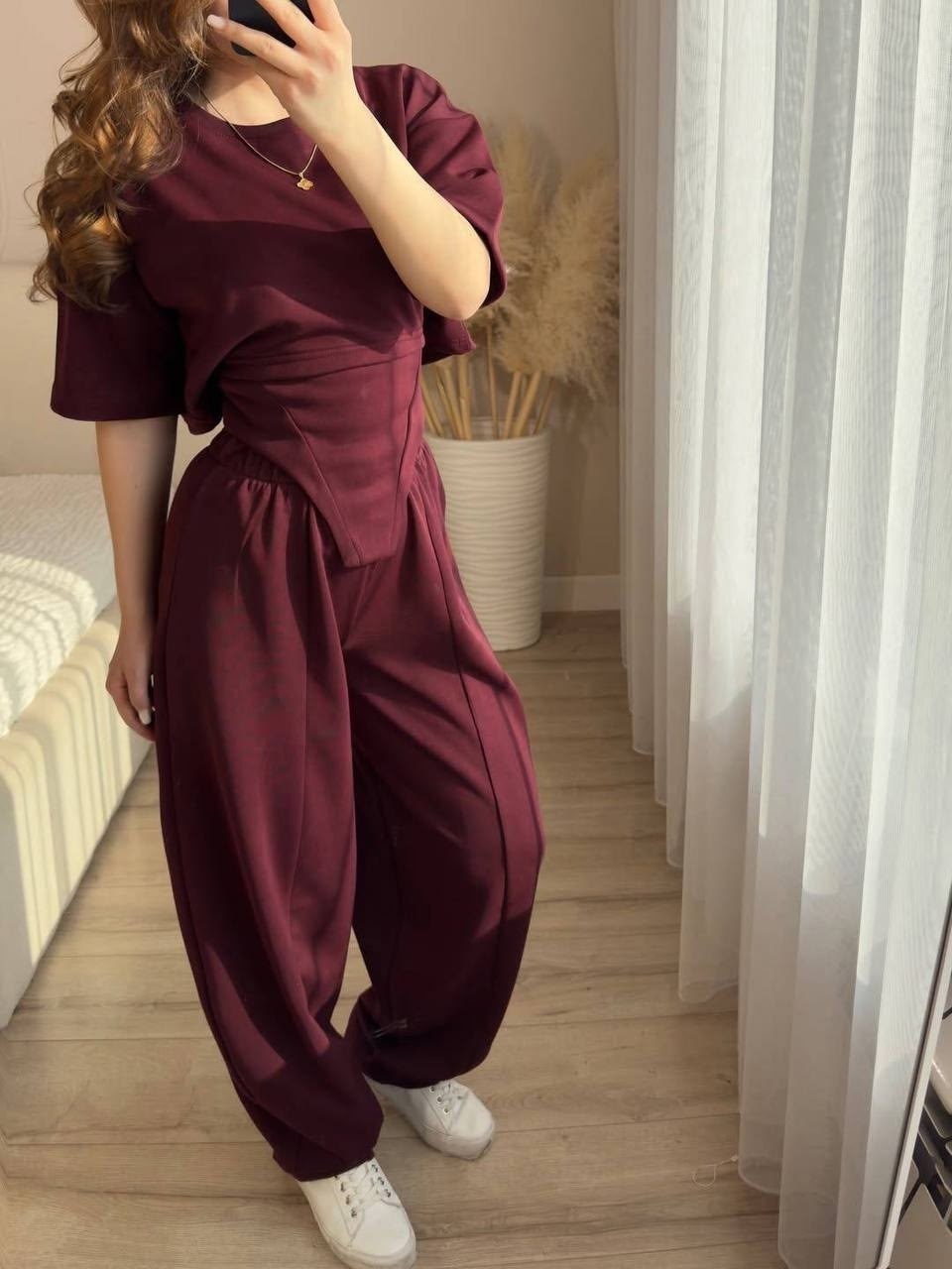 костюм,спортивные костюм,широкие брюки