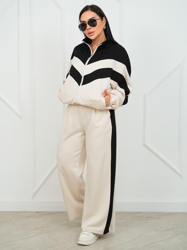 спортивный костюм из плащевки на молнии женский oversize rlintop,стильные костюмы,спортивные женские костюмы,костюм спортивный,женский костюм