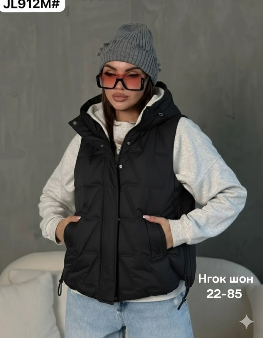 жилетка женская,жилет женский,жилет утепленный женский,жилет,жилетка с капюшоном