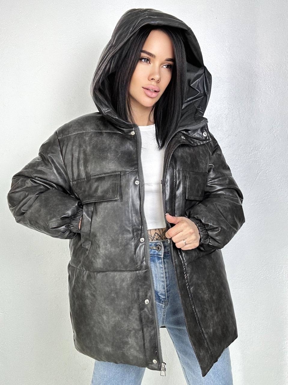 куртка женская пуховик зимний,теплый женский пуховик,куртка демисезонная из экокожи,куртка женская,демисезонная женская куртка