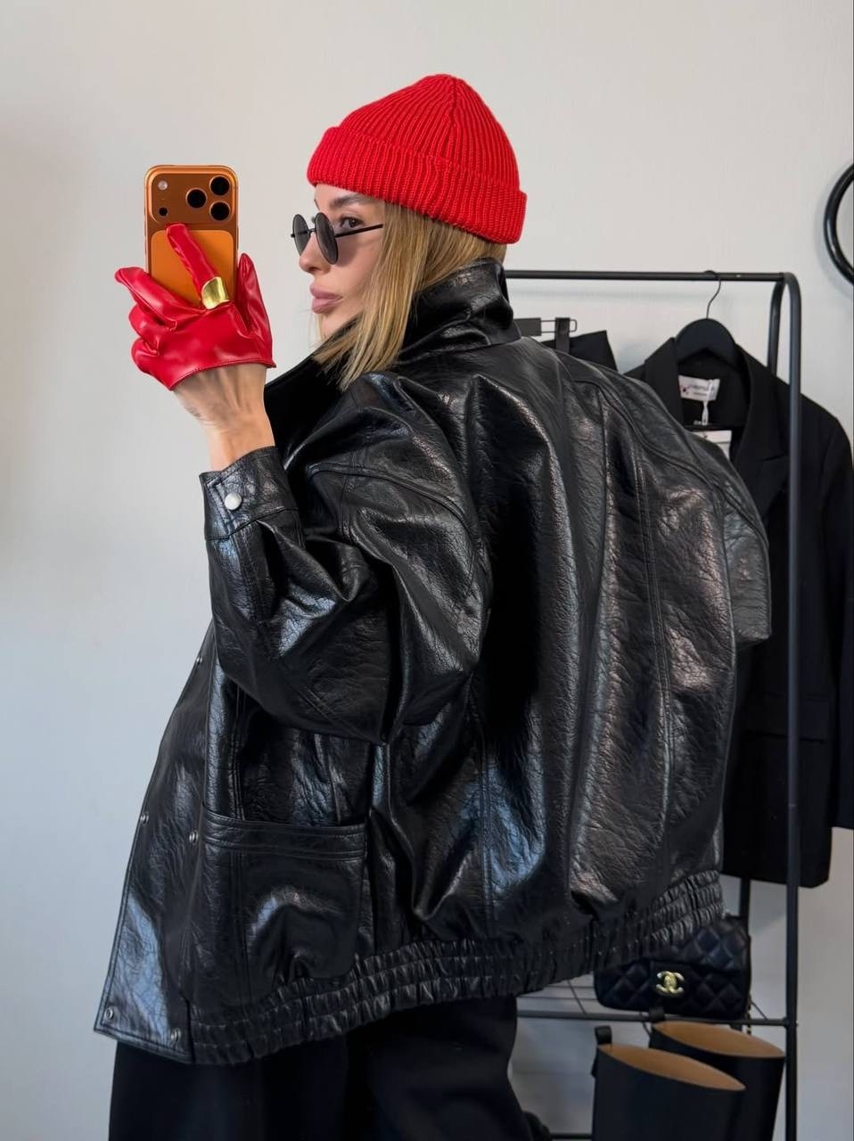 кожаная куртка,кожаная куртка женская оверсайз,косуха оверсайз кожаная куртка kira clo 329383228,стильная куртка,куртка косуха