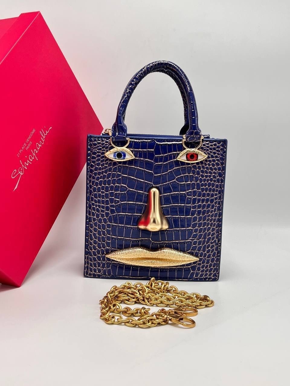 сумка женская schiaparelli,сумка-тоут schiaparelli,сумка schiaparelli,сумка женская shiaparelli & salvador dali,брендовая женская сумка