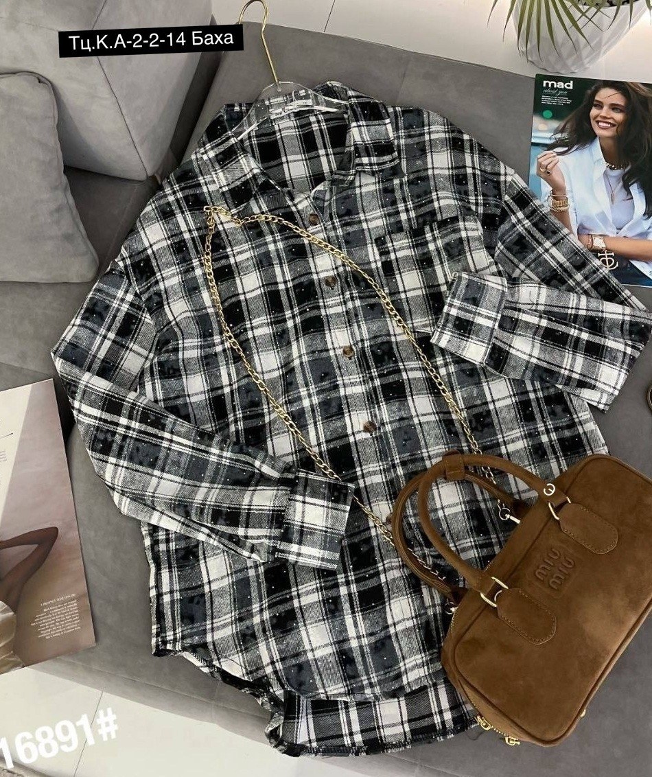 рубашка женская,рубашка женская оверсайз в клетку,рубашка женская 7007 клетка,рубашка женская 7007 "клетка № 4",рубашка в клетку женская