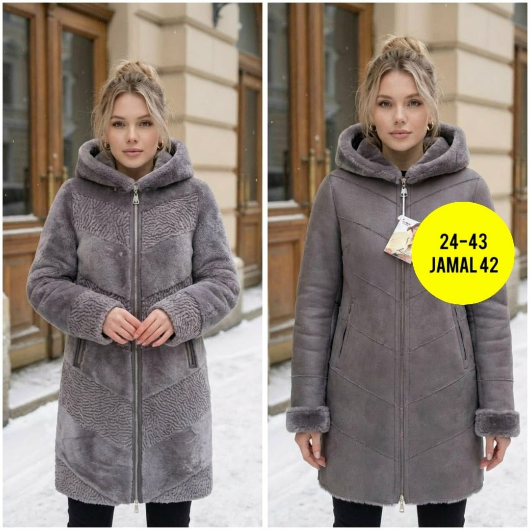 дубленка женская,дубленка облегченная женская с капюшоном,дублёнка,комбинированная дубленка,натуральная женская дубленка