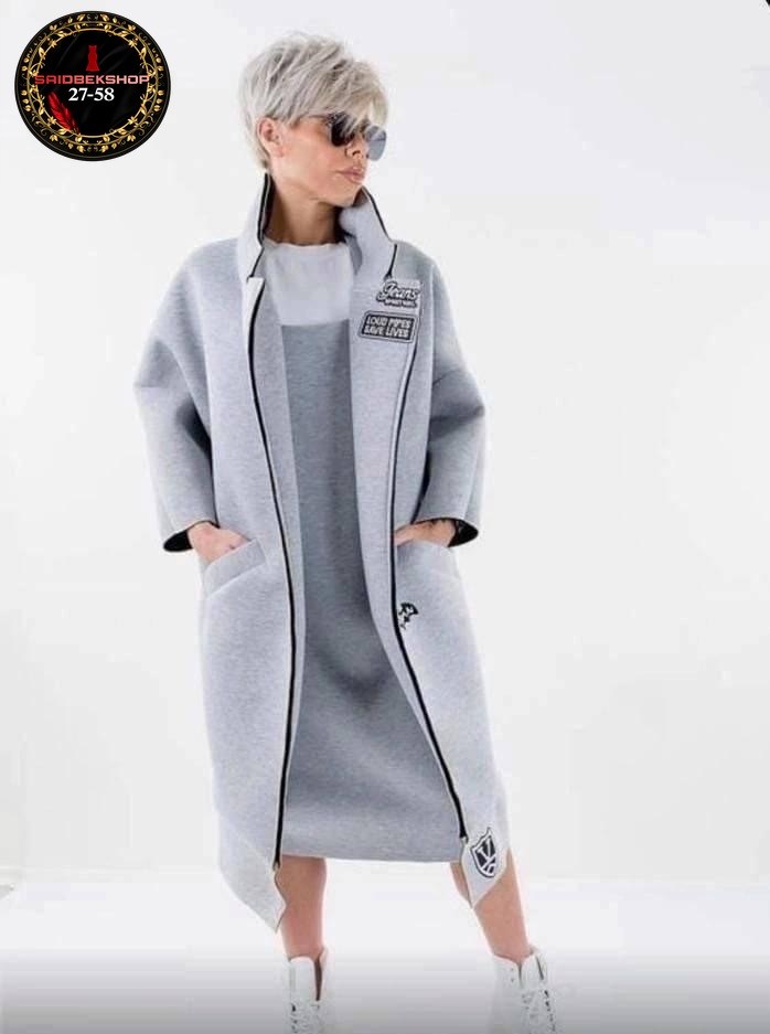 спортивное пальто,пальто модное,пальто из неопрена,спортивное пальто женское,пальто трикотаж