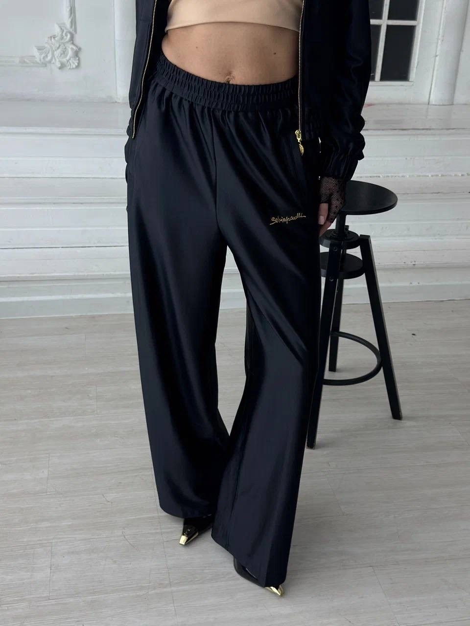 велюровый костюм,женский костюм,черный шелковый костюм в пижамном стиле,костюм брючный,велюровый спортивный костюм