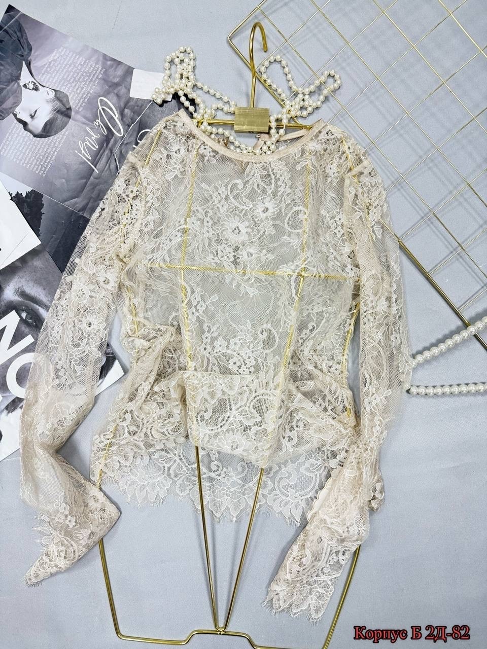 блузка женская нарядная из гипюра с топом,блузка гипюр,блузка женская нарядная urs из гипюра с топом,нарядная блуза,блузка гипюровая