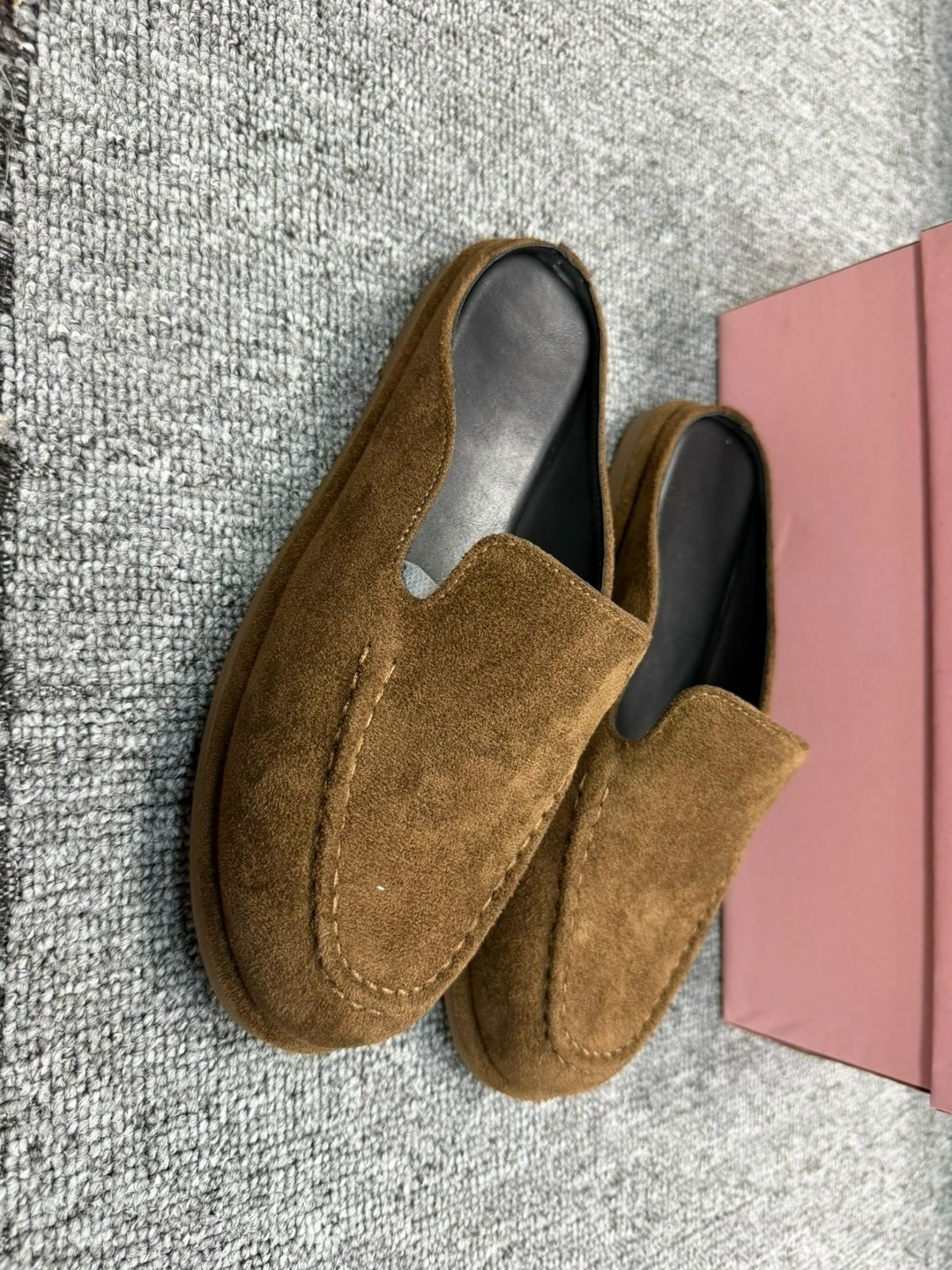 ,мюли замшевые,мюли женские,замшевые сабо, женская