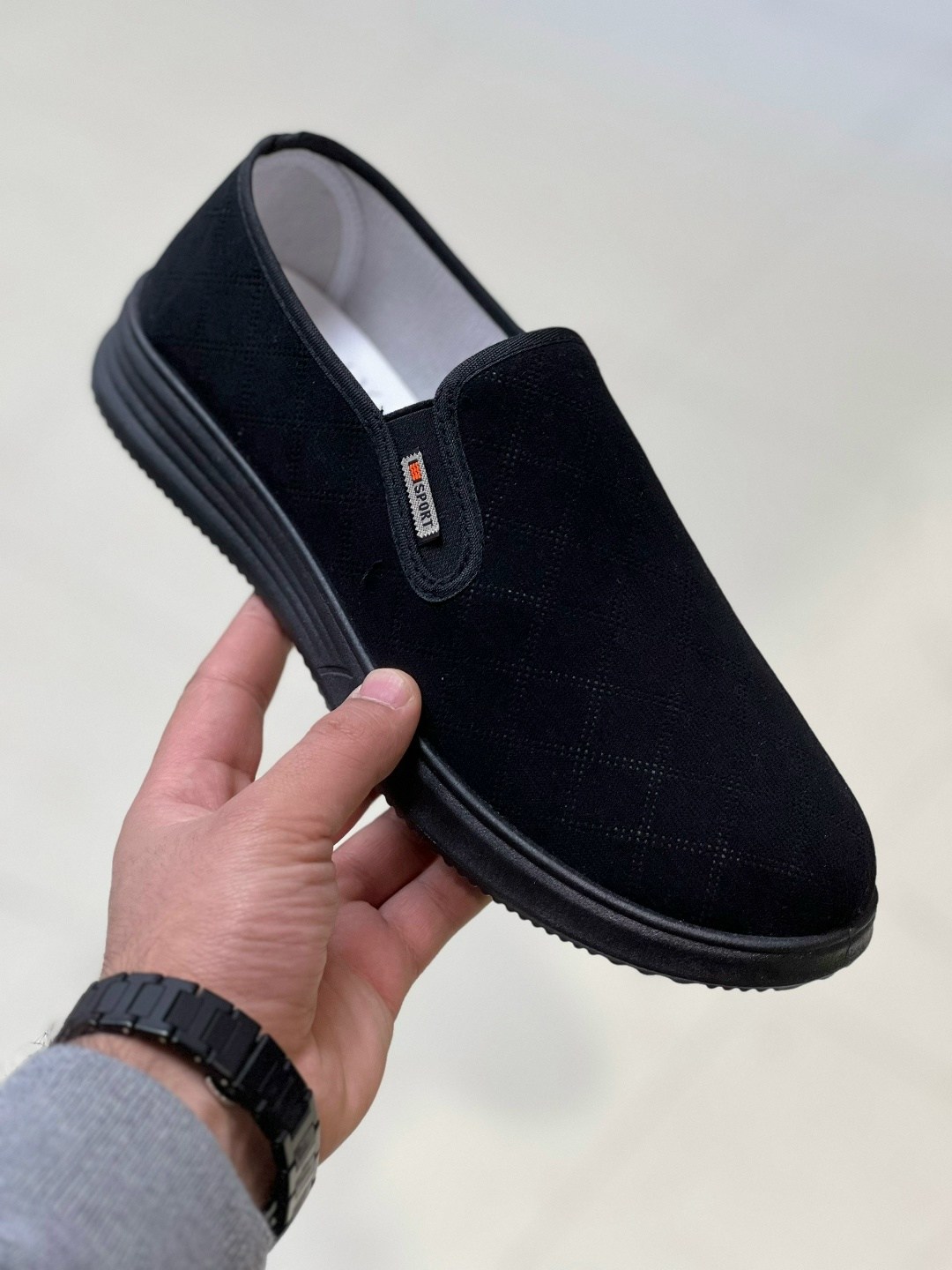 ,мужские слипоны,парусиновая ,повседневная ,тканевые слипоны мужские