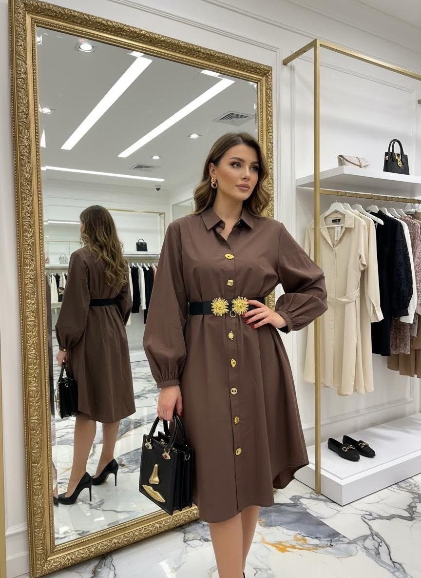 платье с поясом,платье-рубашка,повседневные платья,платье рубашка с поясом,платье стильное