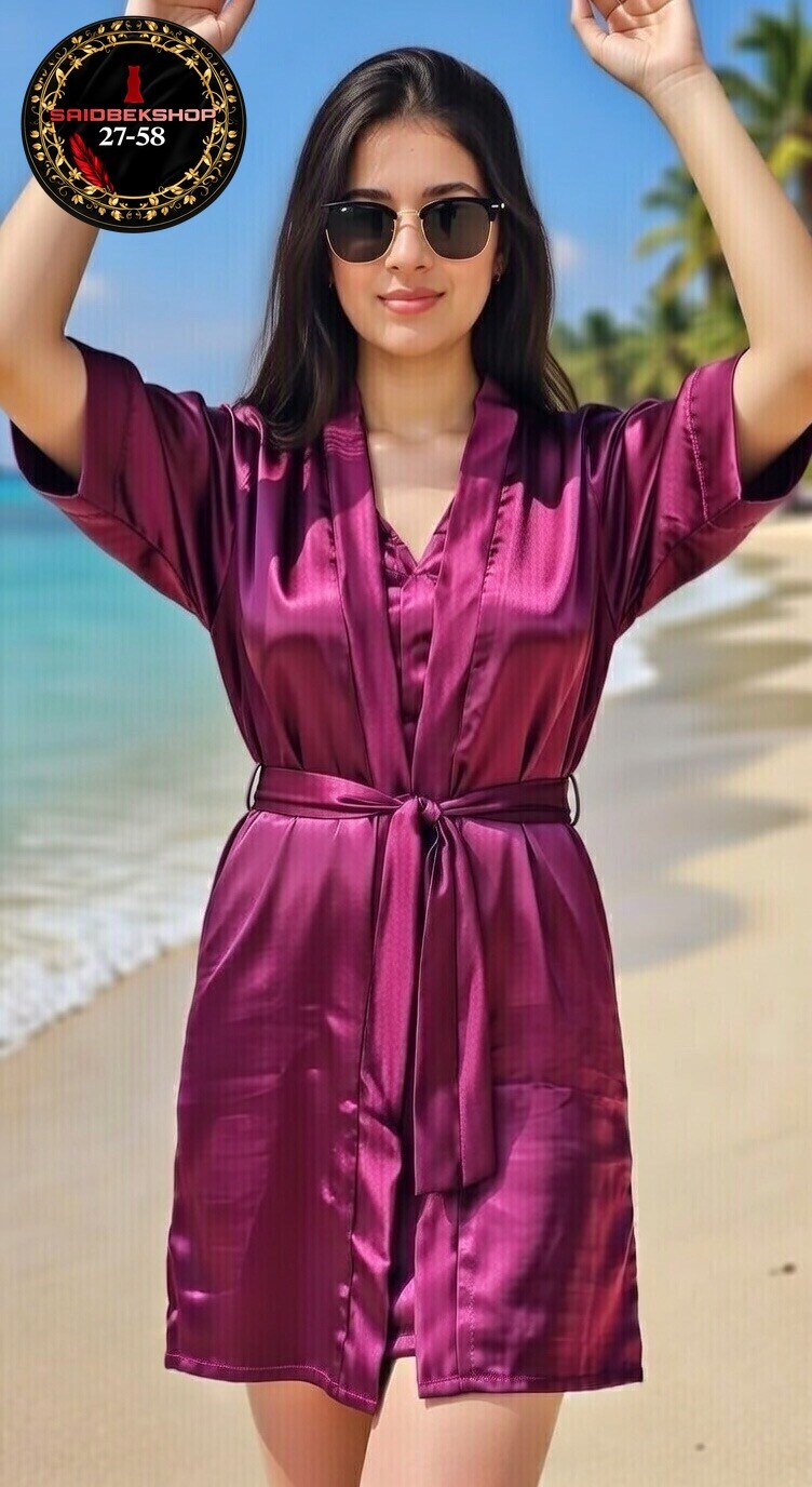 пеньюар халат домашний шелковый,халат шелковый,атласный халат,халат домашний шелковый большие размеры пеньюар,женский атласный халат