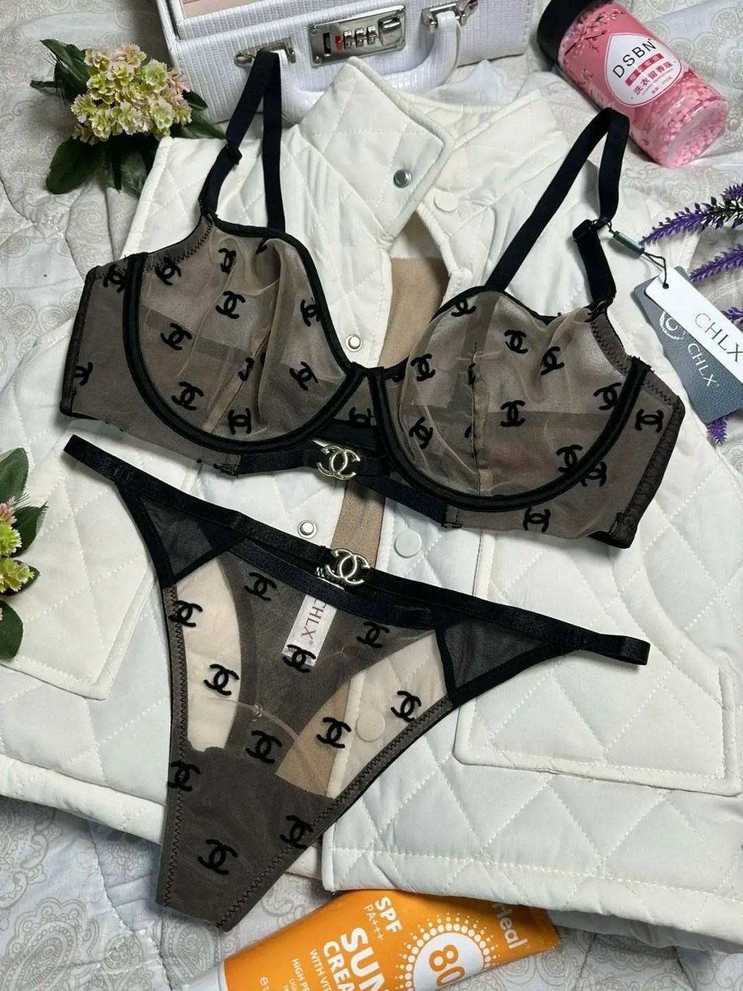 комплект женского нижнего белья,нижнего белья комплект,нижне бельё женское,нижнее белье женское shanel комплект,комплект сексуального нижнего белья