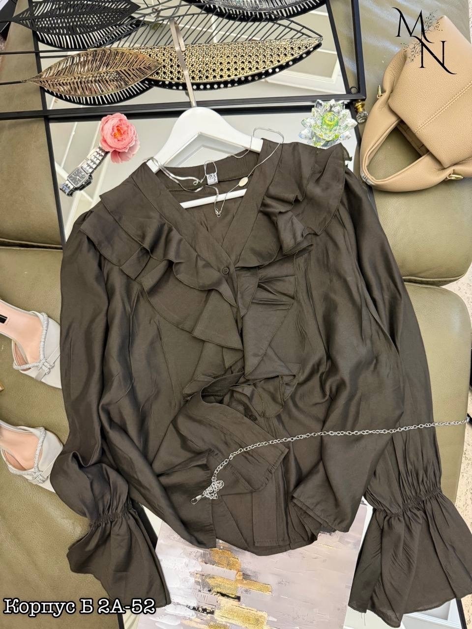 блуза vizavi 717 красный,элегантная блузка,блузка с оборками,женская блузка,женская элегантная блузка