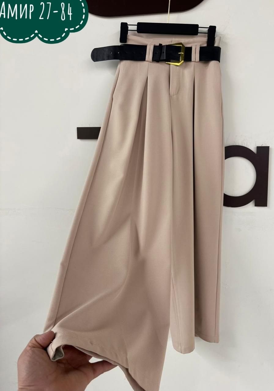 брюки палаццо,брюки классические,брюки палаццо женские коричневые,женские широкие брюки,брюки палаццо с завышенной талией