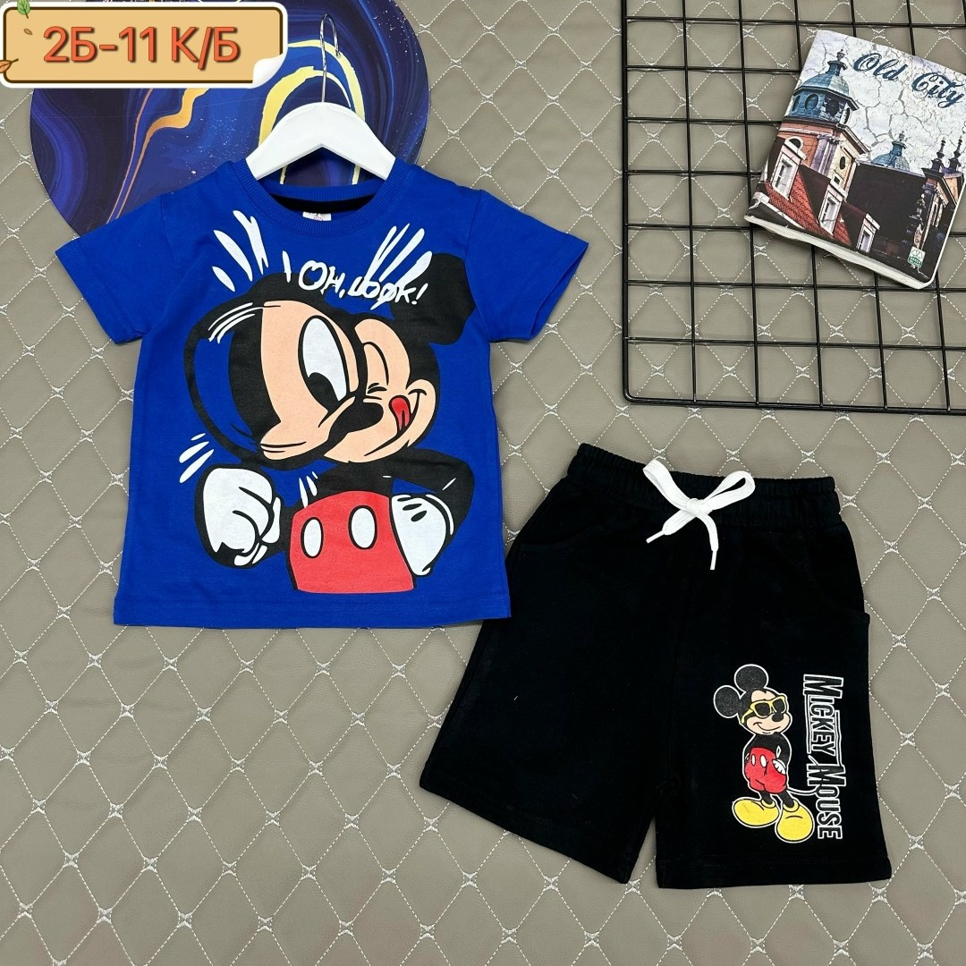 комплект одежды для мальчика,костюм для мальчика летний,костюм зара с микки маусом для мальчика, для мальчиков,комплект детской одежды для мальчика