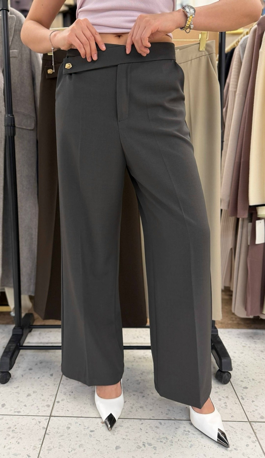 брюки женские палаццо для высоких sashyou,женские брюки палаццо,женские брюки,брюки с запахом,брюки палаццо