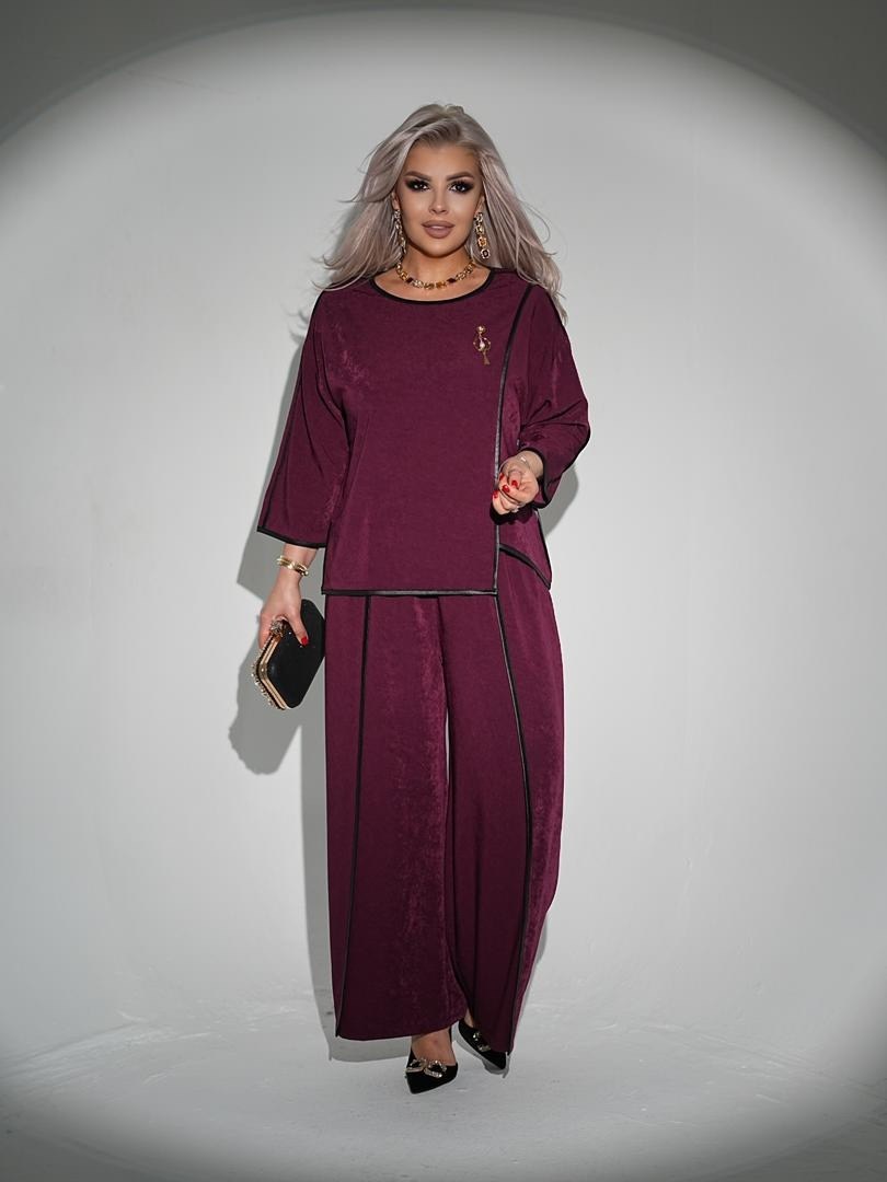 костюм праздничный двойка с брюками nazikay 347407597,костюм брючный оверсайз allaviя,костюм с брюками,костюм брючный,костюм брючный женский