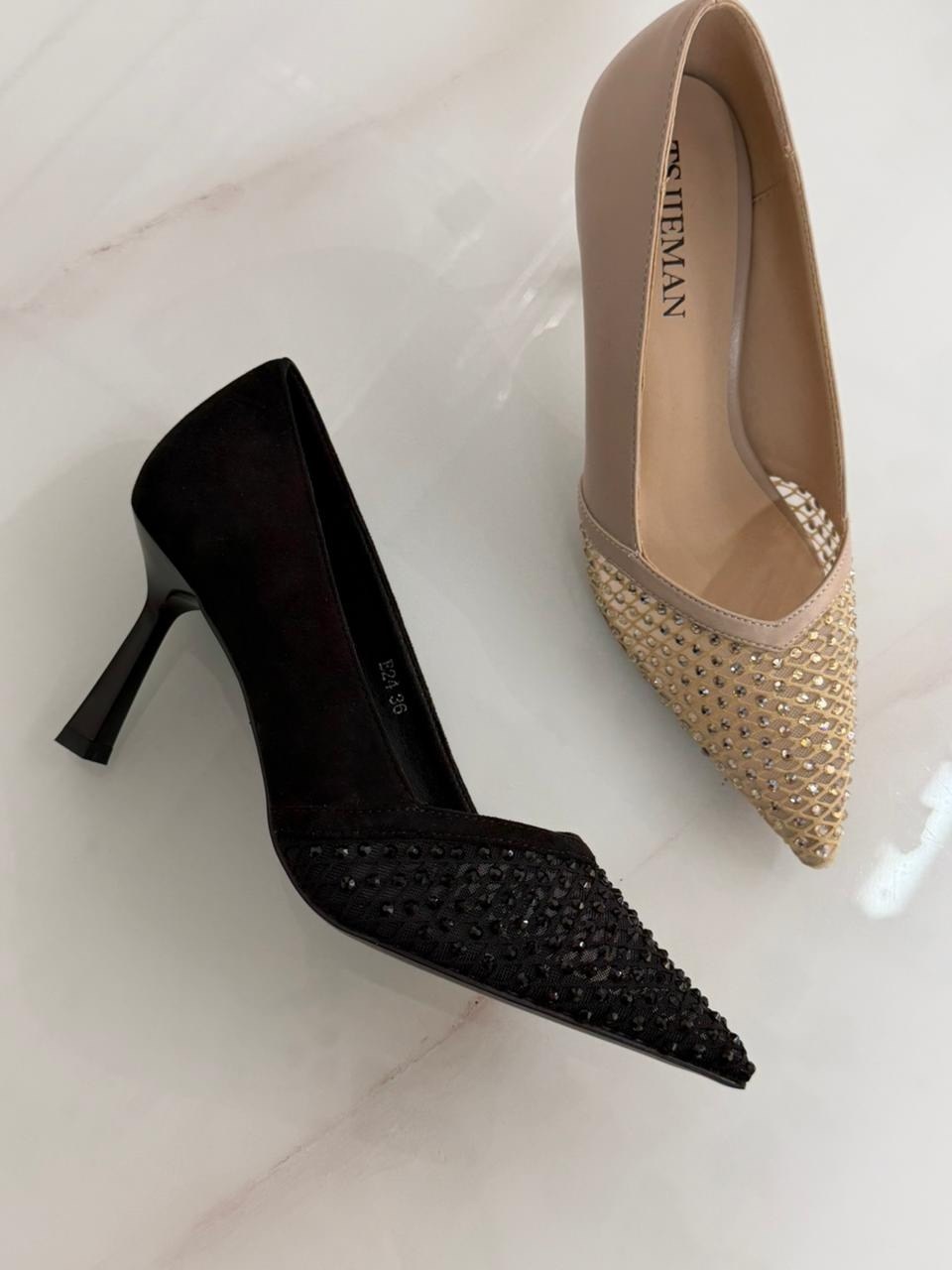 ,туфли женские,серебряные туфли,туфли со стразами,туфли лодочки женские