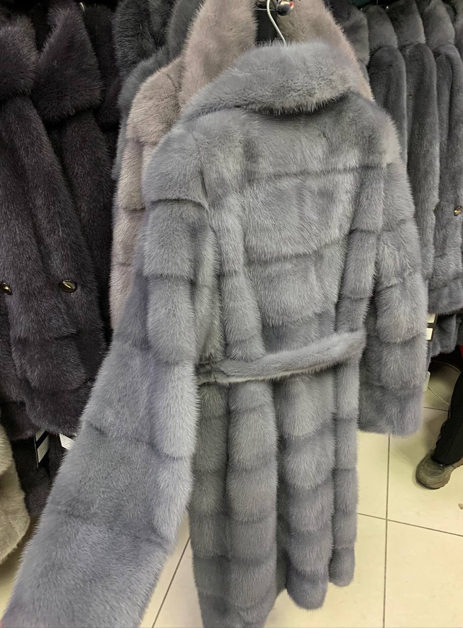 шуба норковая,шуба голубая норка,шуба,шуба голубая норка английский воротник,шубы в алеф норка голубая