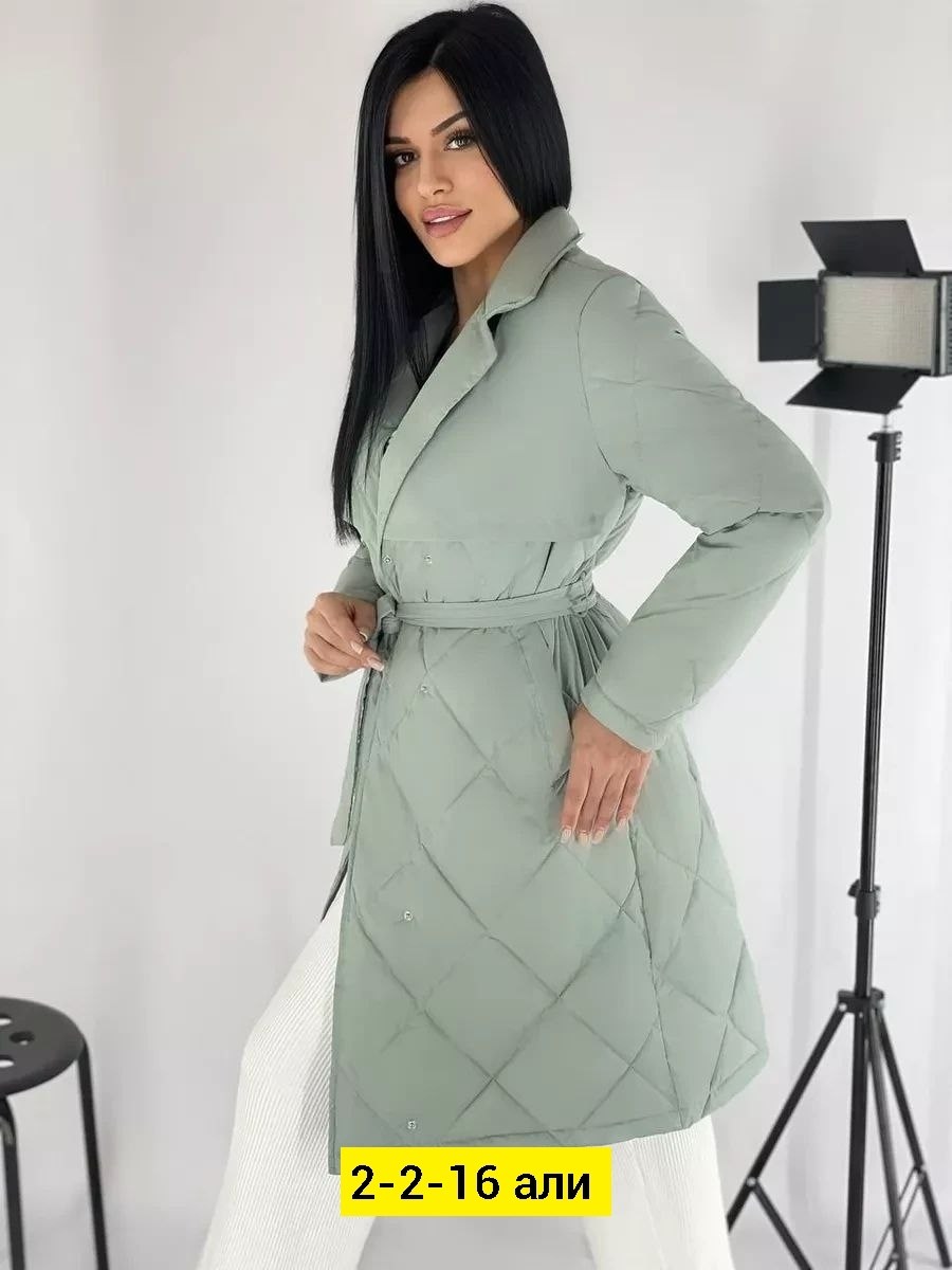 весеннее стеганое пальто женское,куртка женская,куртка женская демисезонная,куртка женская весенняя,пальто с поясом