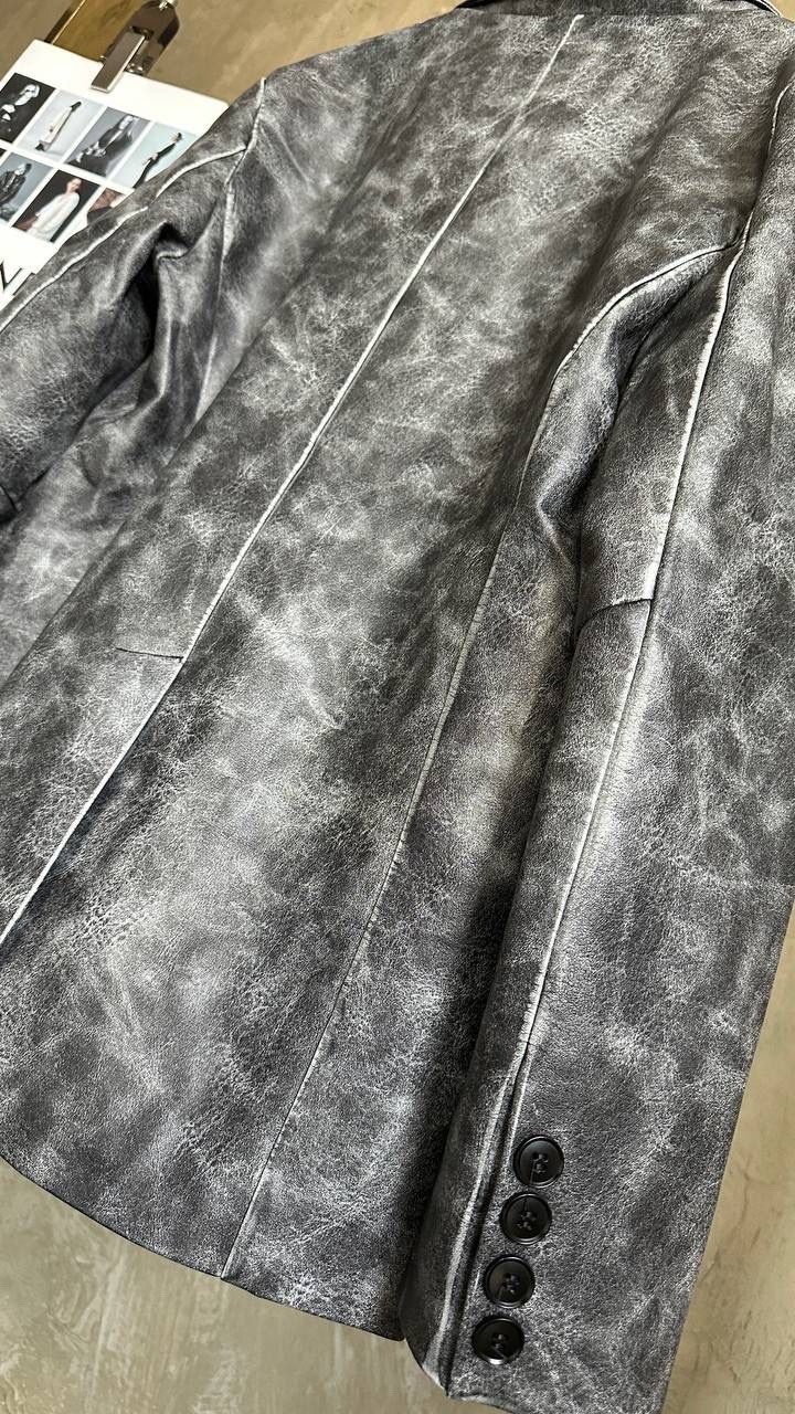 куртка кожаная,пиджак,жакет пиджак,кожаный пиджак,серый пиджак