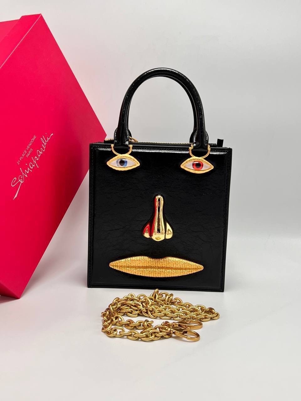 сумка женская schiaparelli,сумка-тоут schiaparelli,сумка schiaparelli,сумка женская shiaparelli & salvador dali,брендовая женская сумка