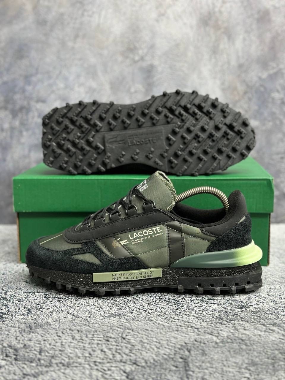 кроссовки мужские lacoste,кроссовки lacoste,кроссовки lacoste elite active,кроссовки lacoste черно-зеленые мужские,кроссовки мужские