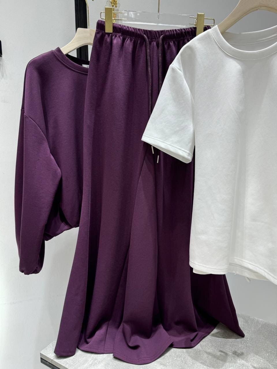 костюм повседневный,костюм женский,костюм женский с брюками палаццо,костюм трикотажный,комплект костюм