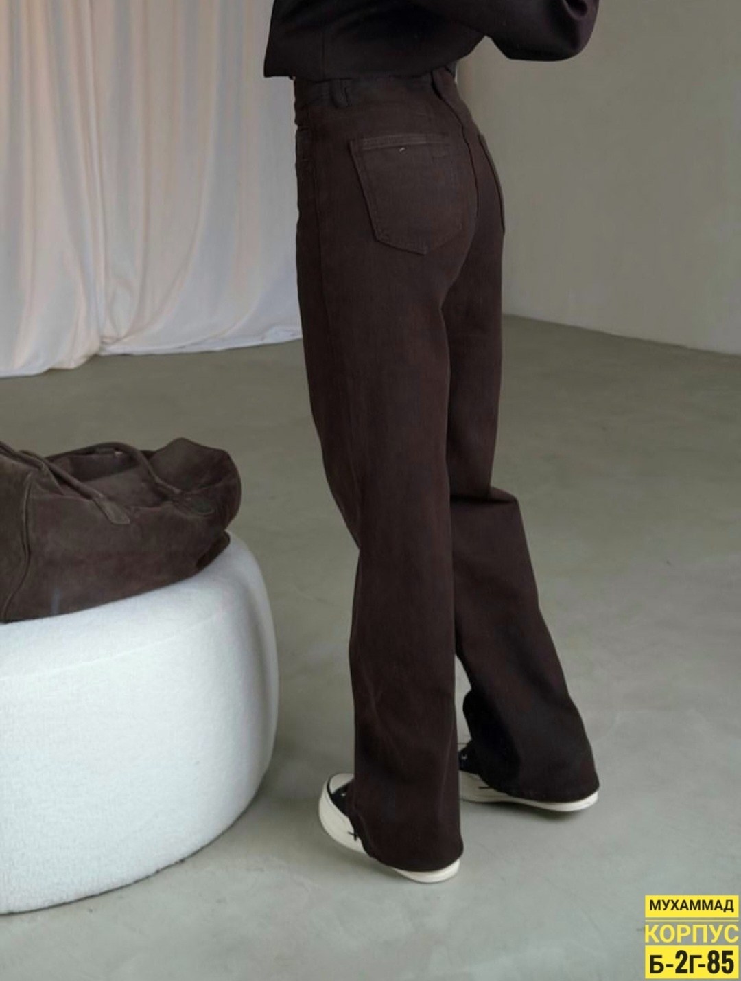 коричневые джинсы,летние женские коричневые джинсы с высокой талией,широкие брюки,коричневые джинсы женские,джинсы широкие