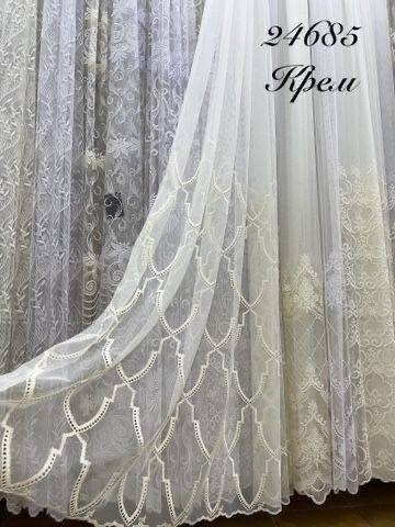 тюль сетка с вышивкой,тюль прозрачная сетка "нежнятина",тюль сетка,тюль красивый роскошный сетка вышивка "ладность"в300 см,тюль вышивка