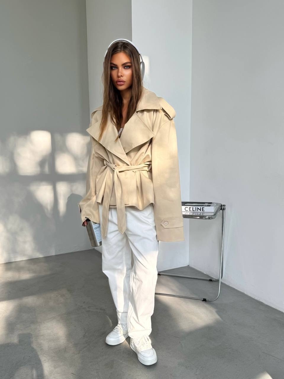 тренч с поясом,тренч женский,укороченный тренч,тренч плащ,тренч