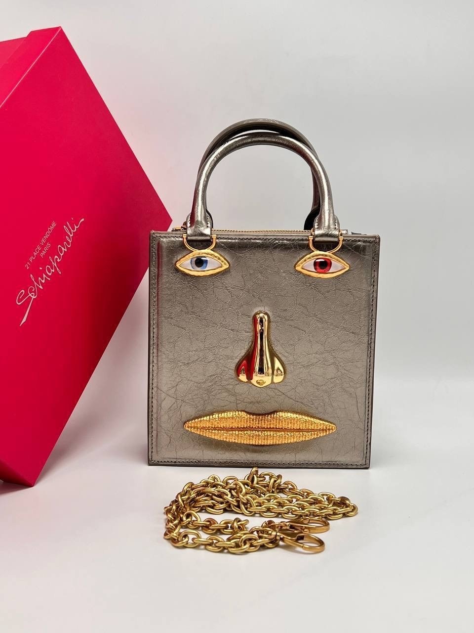 сумка женская schiaparelli,сумка-тоут schiaparelli,сумка schiaparelli,сумка женская shiaparelli & salvador dali,брендовая женская сумка