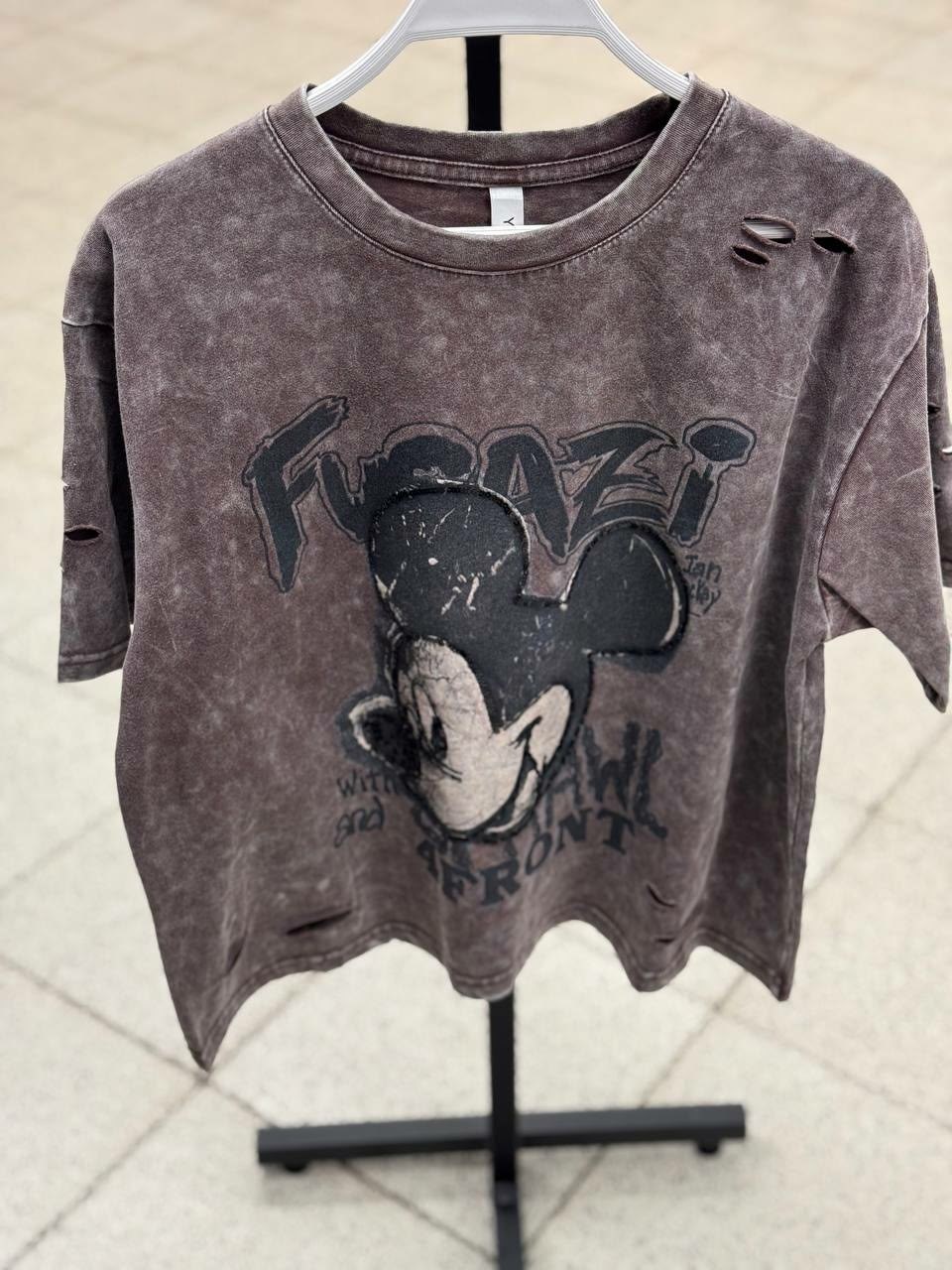 женская футболка,женская футболка оверсайз варенка мики маус,футболки женские с принтом,футболка с принтом,женская футболка оверсайз