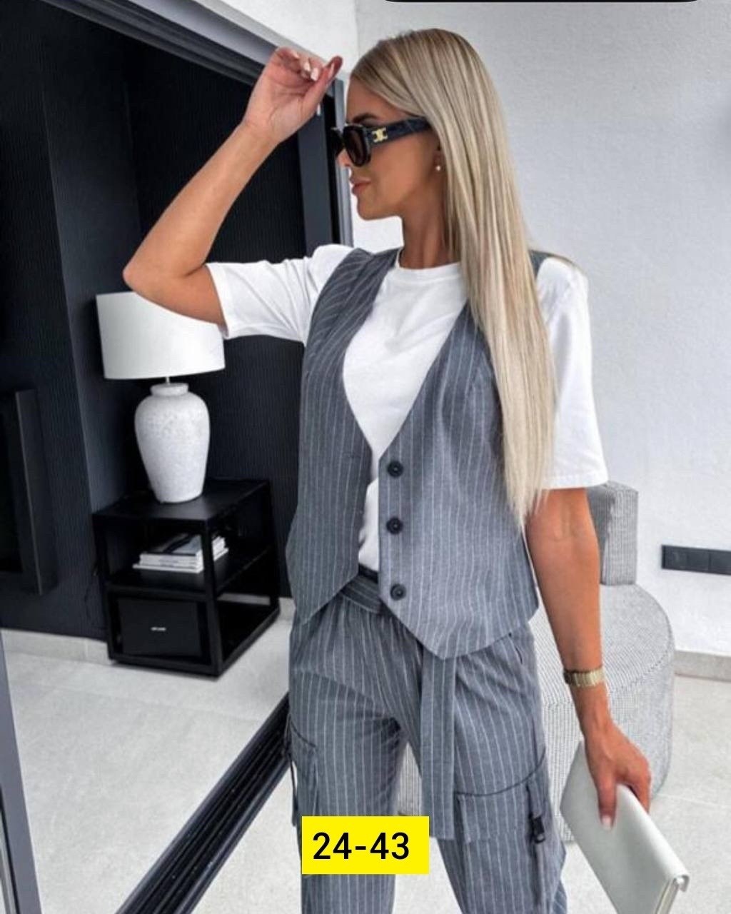 женские костюмы,костюм женский брючный с жилеткой,женский костюм брюки,костюм двойка женская,повседневный костюм