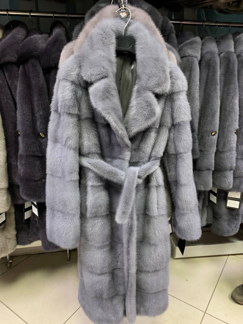 шуба норковая,шуба голубая норка,шуба,шуба голубая норка английский воротник,шубы в алеф норка голубая