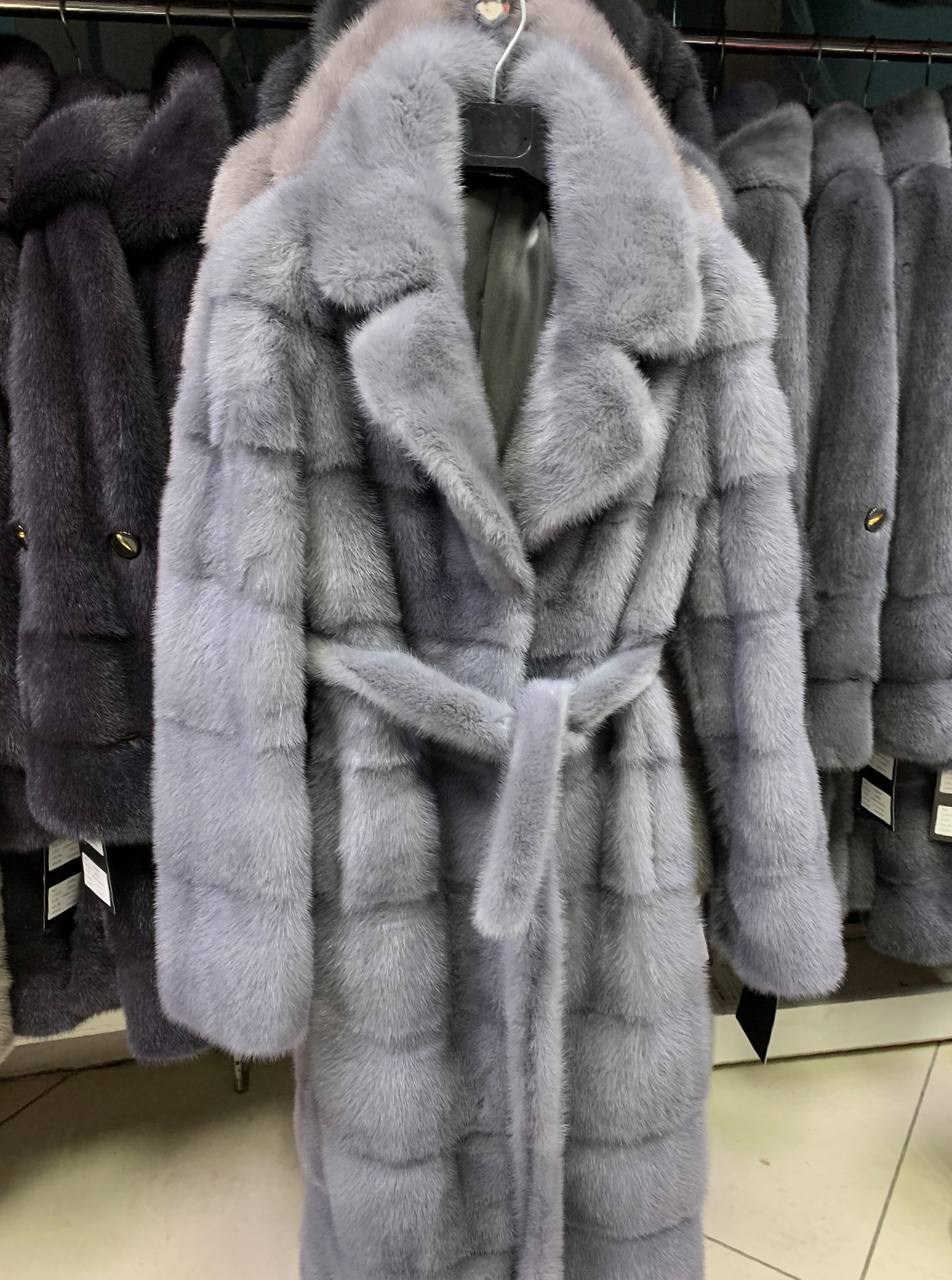 шуба норковая,шуба голубая норка,шуба,шуба голубая норка английский воротник,шубы в алеф норка голубая