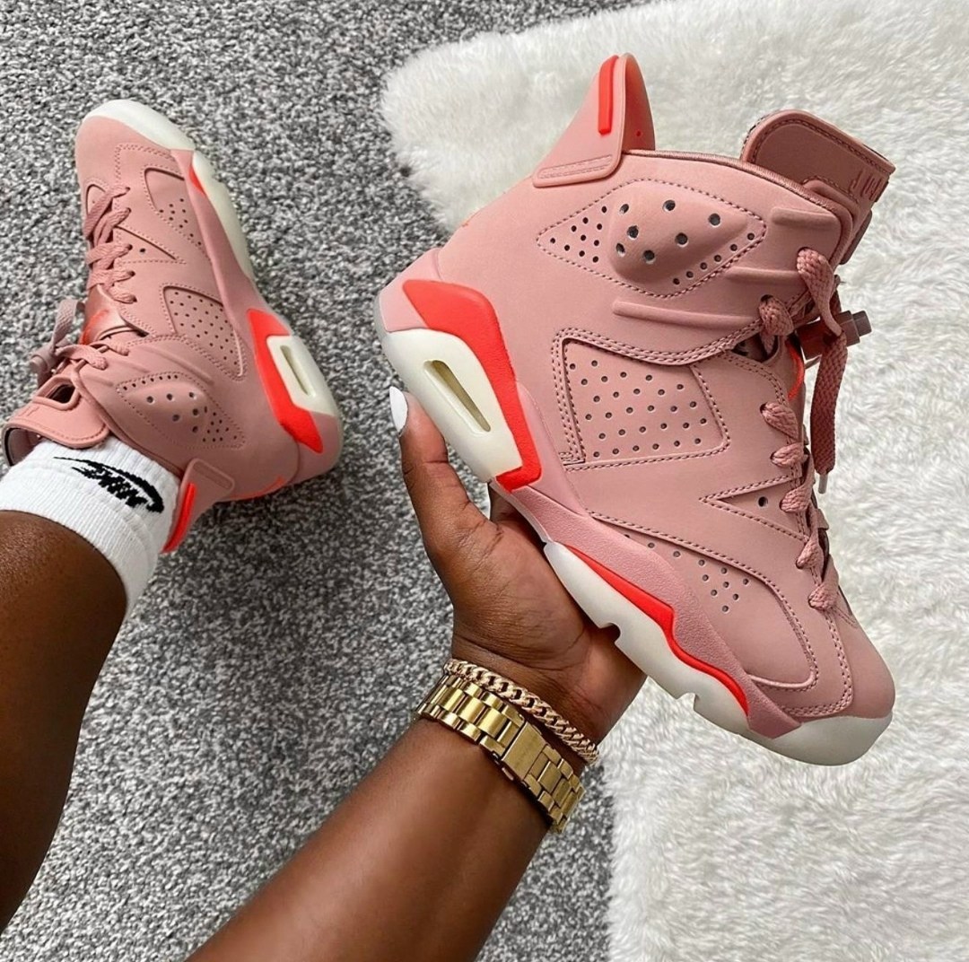 джорданы 6 розовые,air jordan 6 retro 'millennial pink',air jordan 6 pink,nike air jordan 6 retro,баскетбольная