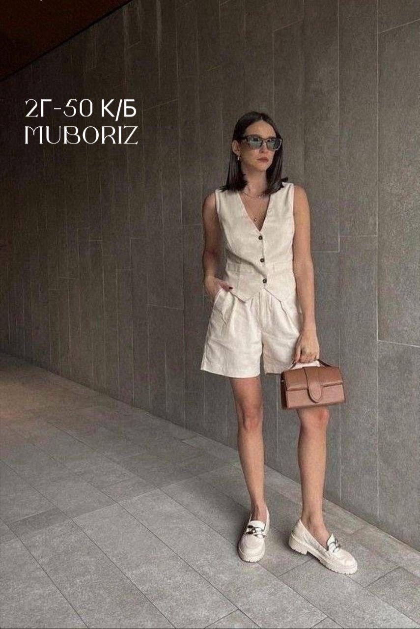 костюм женский летний льняной с шортами,костюм двойка женский летний с шортами,костюм с шортами и жилеткой,костюм женский с шортами летний,костюм с шортами льняной
