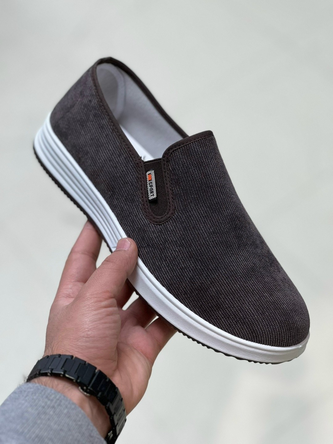 ,мужские слипоны,парусиновая ,повседневная ,тканевые слипоны мужские