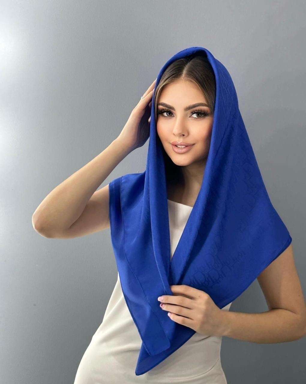 платок шелковый женский диор,брендовый платок,платок на шею однотонный,платок шелковый однотонный,шелковый платок шанель