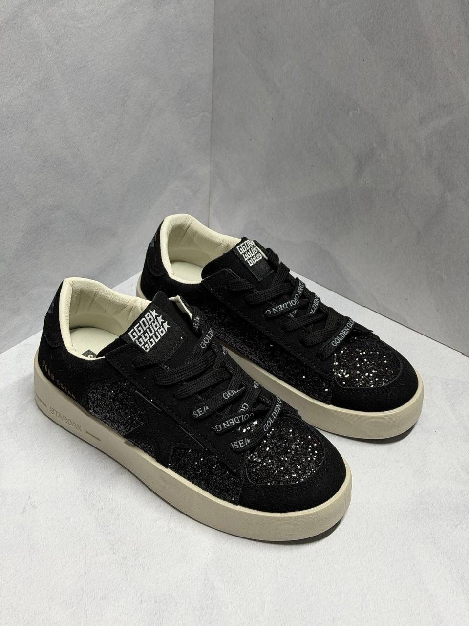 golden goose black glitter hi star sneakers,голден гус кеды черные,,black glitter golden goose sneakers,кеды golden goose