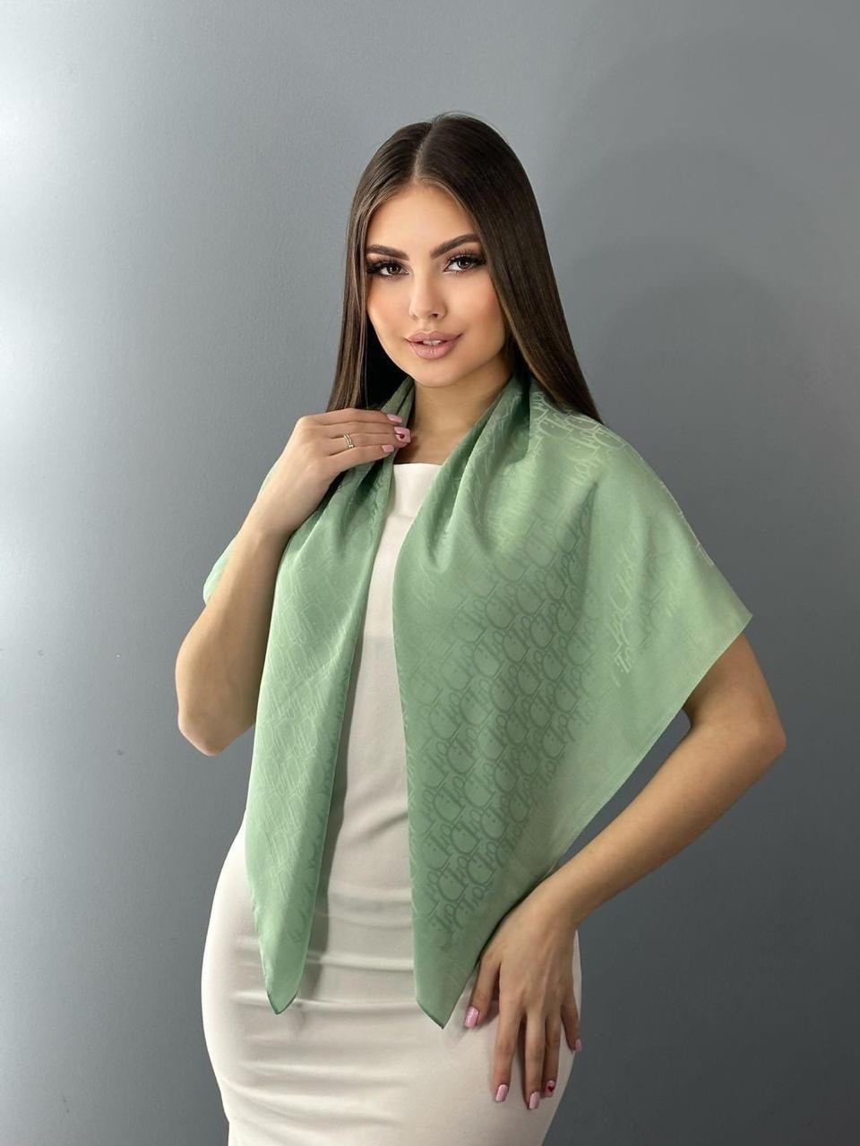 платок шелковый женский диор,брендовый платок,платок на шею однотонный,платок шелковый однотонный,шелковый платок шанель