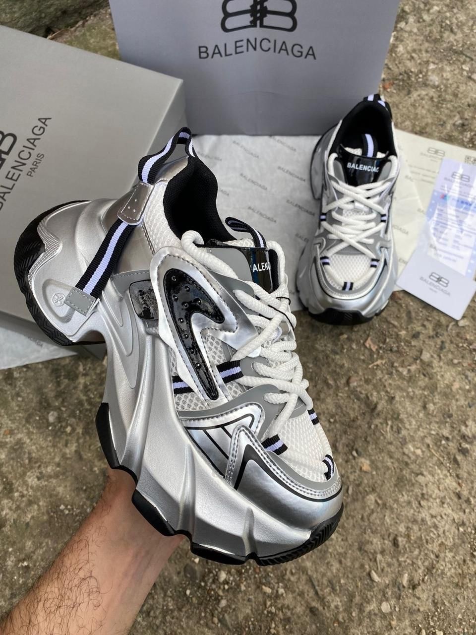 женские кроссовки balenciaga,женские кроссовки balenciaga 3xl серебристые с розовым,кроссовки balenciaga,женские кроссовки balenciaga 3xl серебристые с розовым lm-18153,кроссовки женские