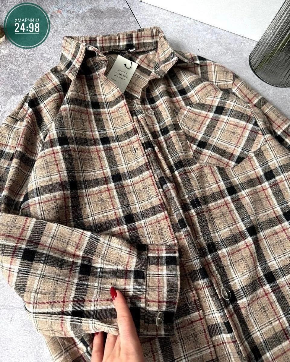 рубашка женская в клетку,клетчатая рубашка женская,оверсайз рубашка в клетку,рубашка в клетку,рубашка женская оверсайз в клетку