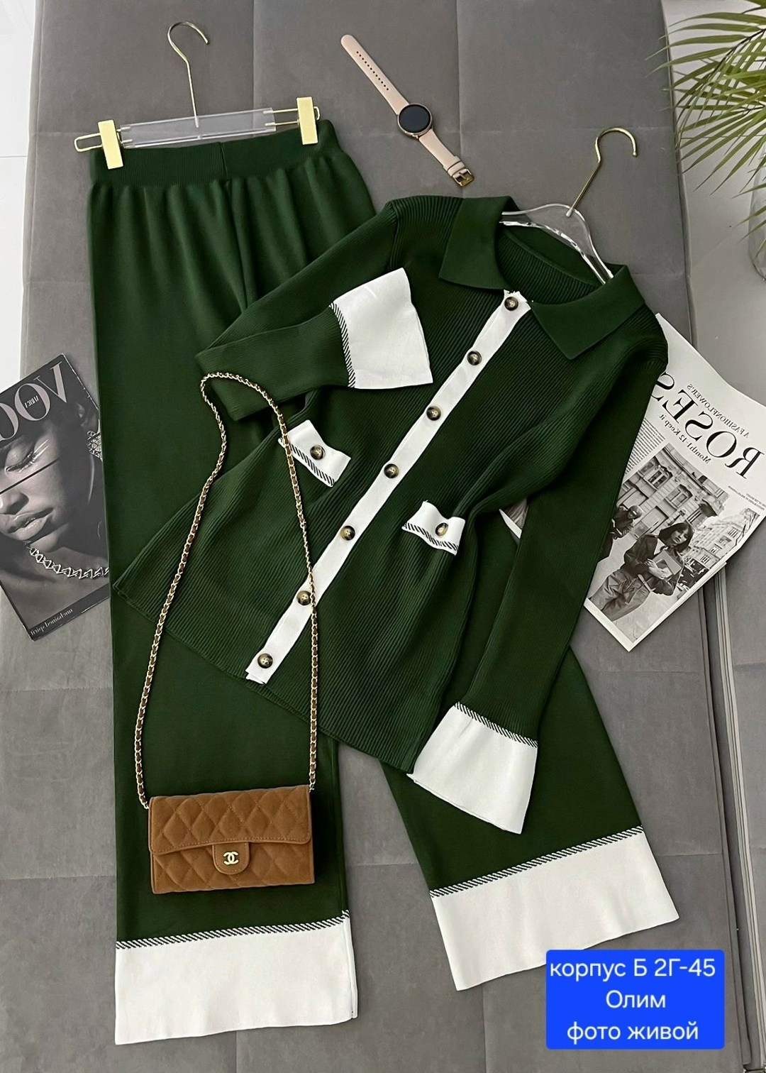 стильные костюмы,женская кофта,вязаный костюм с юбкой,,костюм двойка женская